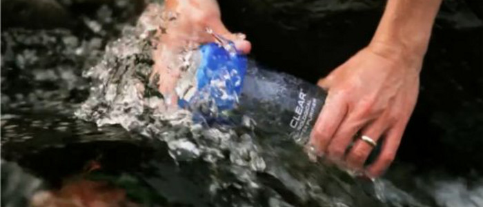 Бутылка очиститель воды с электронной крышкой