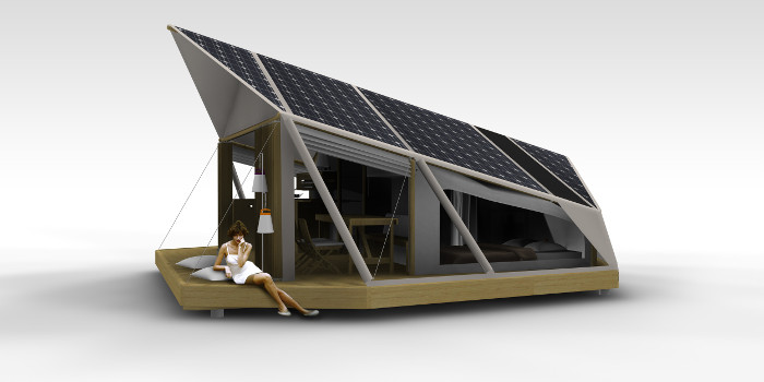 Высокотехнологичная палатка с солнечными батареями