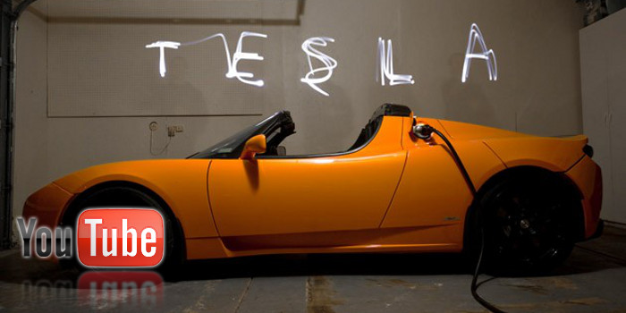 Сборка электрического спортивного автомобиля Tesla Roadster