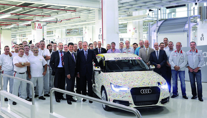 Завод по сборке Audi переведен на солнечную энергию