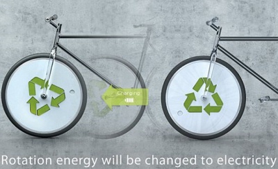 Велосипед-электростанция Re:energy, разработанный Jinsik Kim и Boseung Seo
