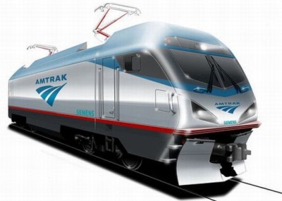 Электровоз Amtrak производства Siemens AG