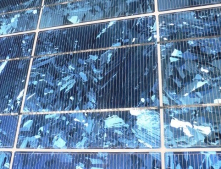 Фотовольтаическая кремниевая солнечная панель
