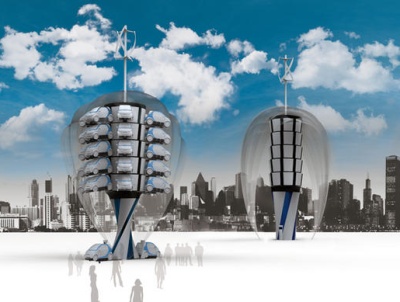 «Smart Tower», представленная дизайнером Roberto Dei Lidi (общий вид)