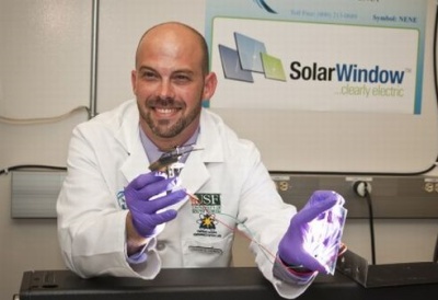 SolarWindow производства New Energy Technologies