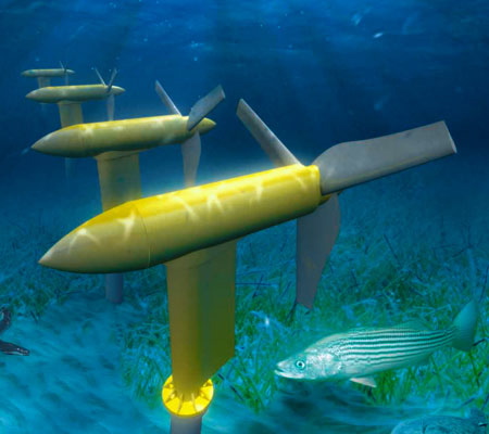 Новшество альтернативной энергетики – подводные турбины